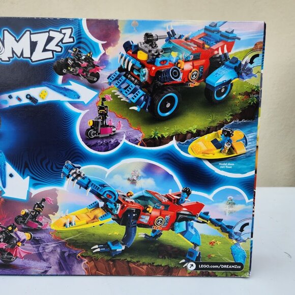 LEGO® DREAMZzz™ Crocodile Car – 71458 – LEGOLAND New York Resort NEW  DREAMZzz Crocodile Off-Road Car Truck Boat 71458 Minifigures 494 Pieces
